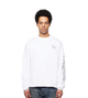 Outline Logo Longsleeve White