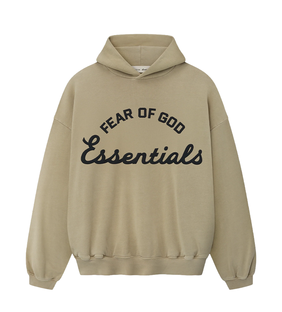 Fear of God Essentials Training 90s Hoodie in Faded dune