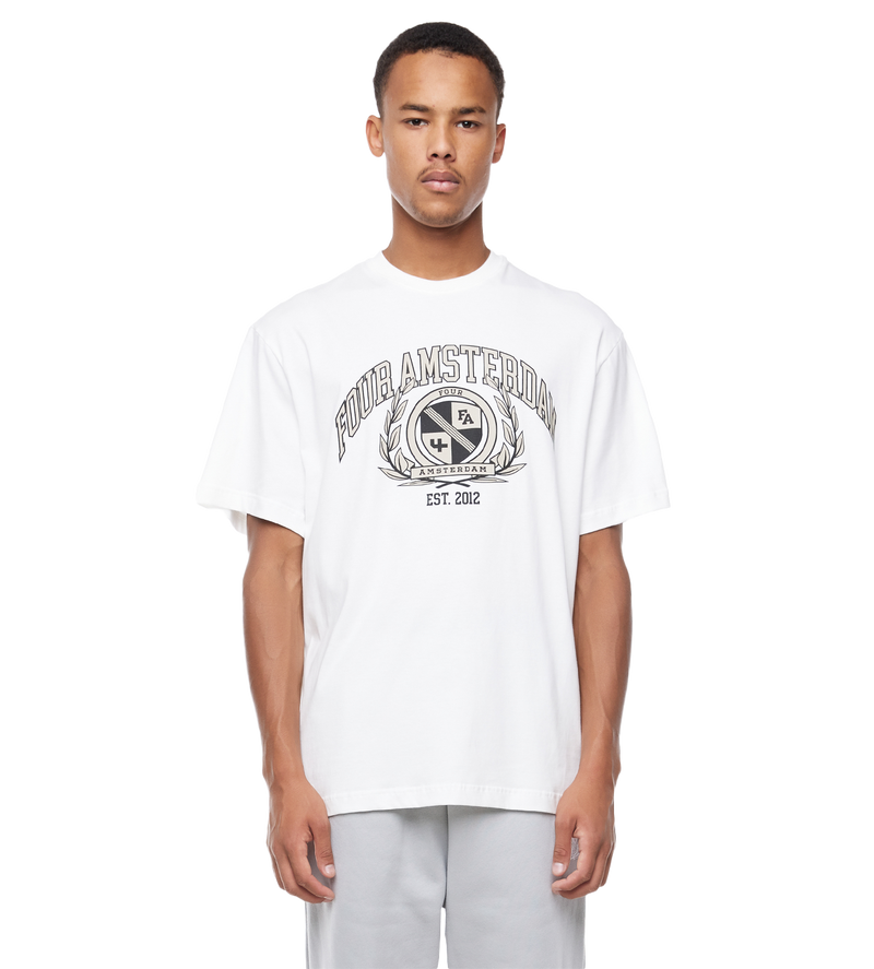 Varsity T-shirt Panna - XS