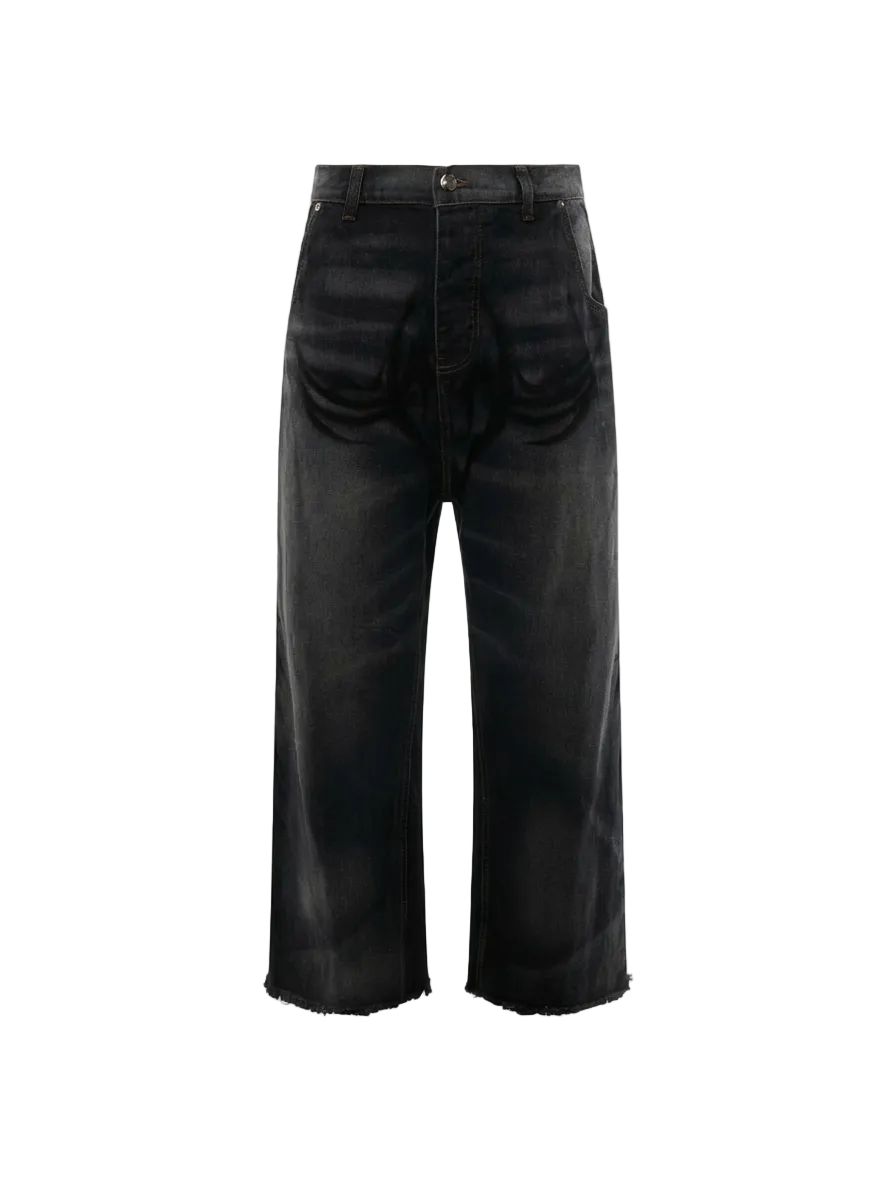 Hellstar Graffiti Denim Black