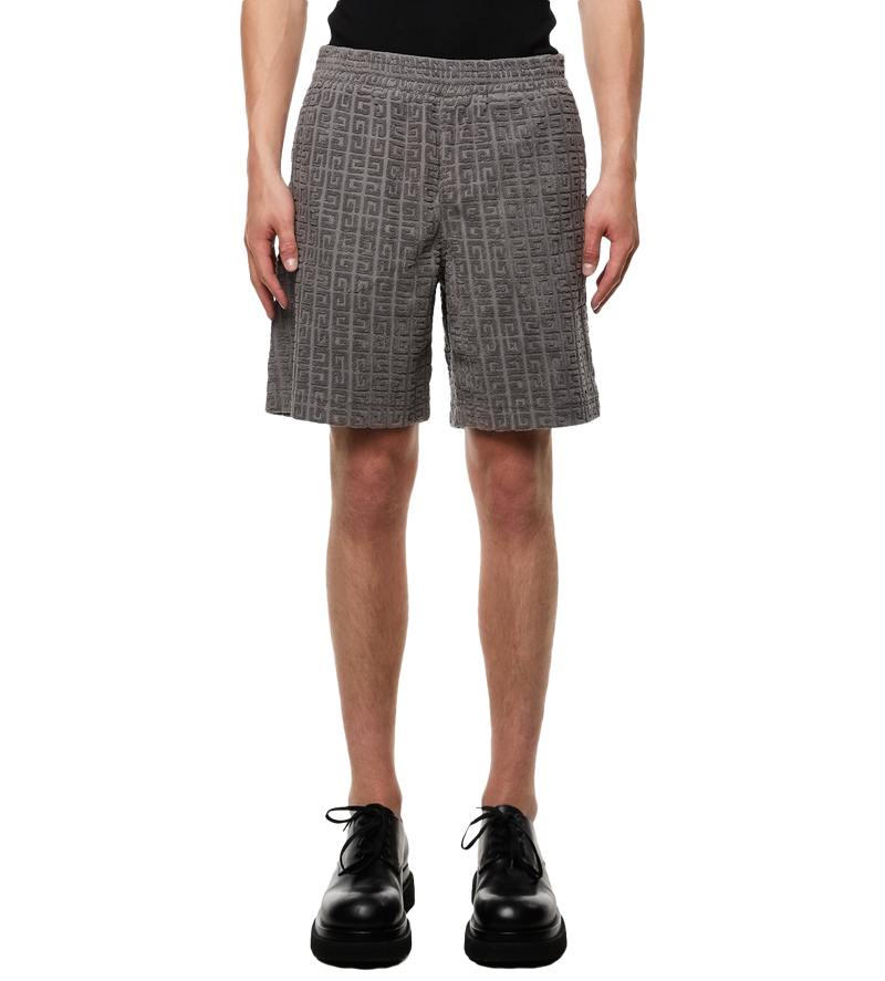 Towelling 4G Jacquard Shorts Titanium - S