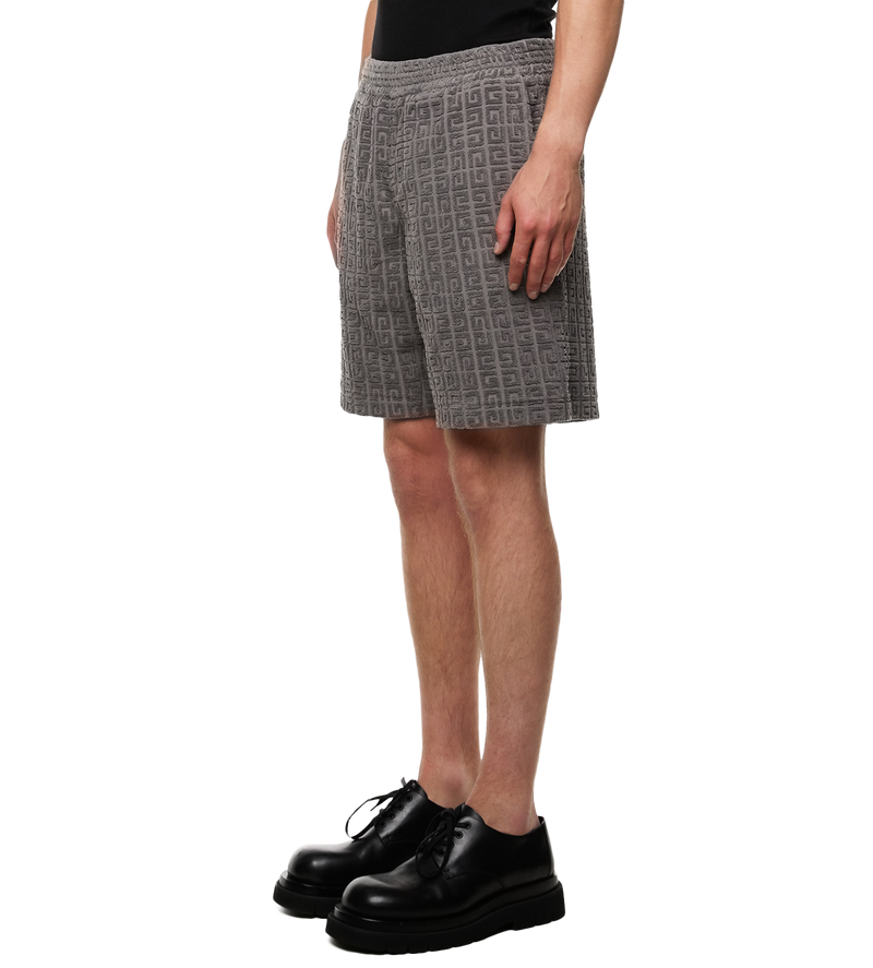 Towelling 4G Jacquard Shorts Titanium - S