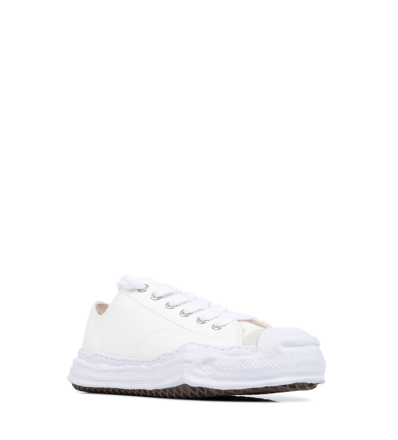 Hank OG Sole Canvas Low-Top Sneaker in White