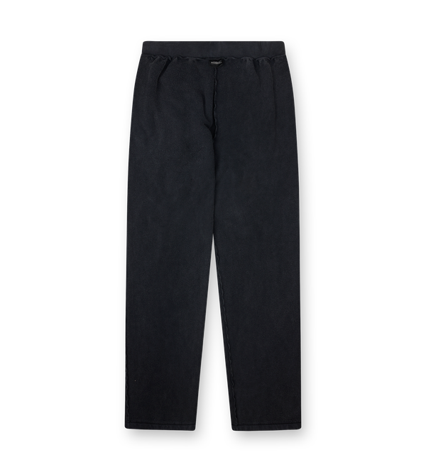 Balenciaga 3B Sports Icon Inside-Out Oversized Sweatpants in Faded Black
