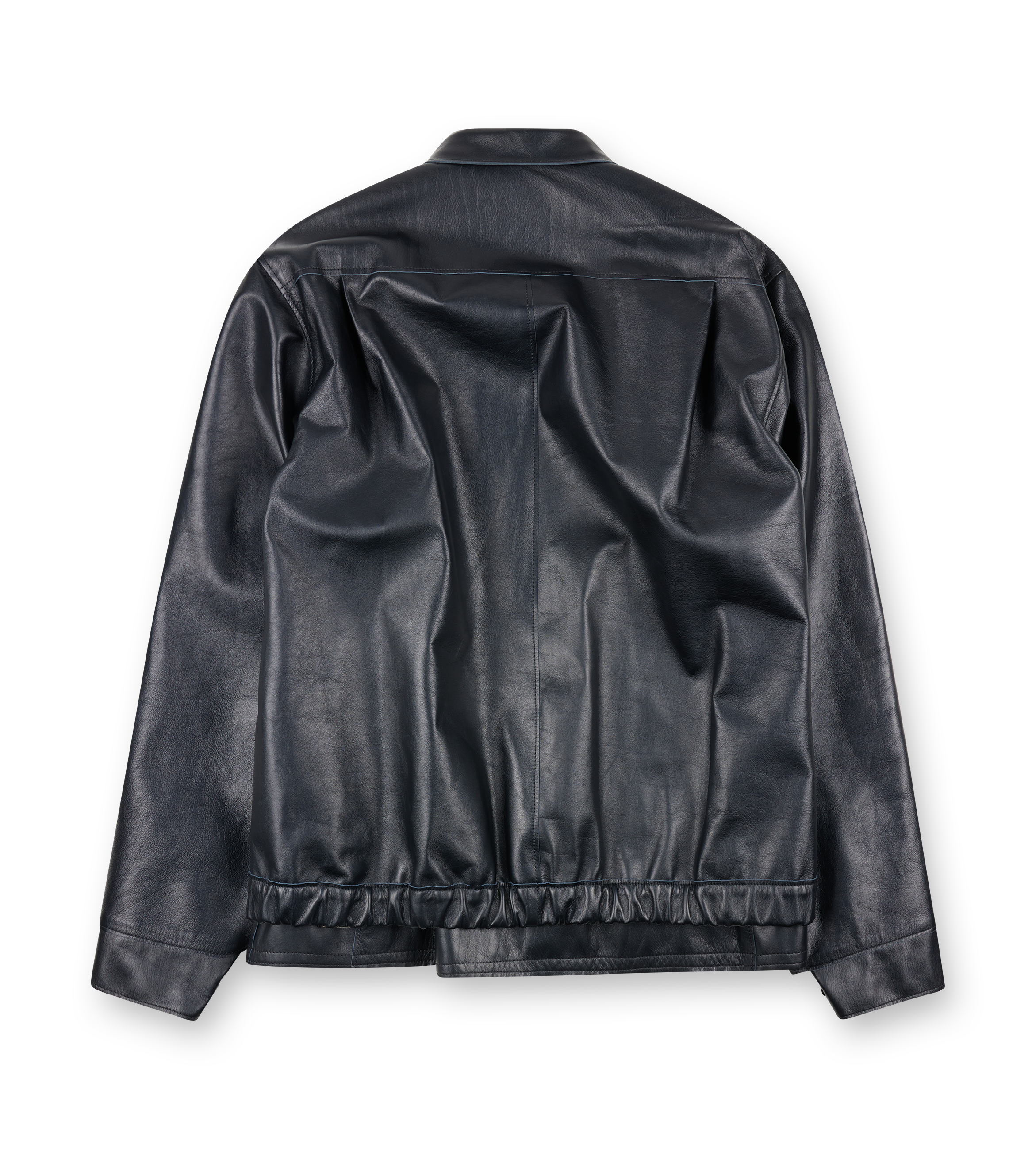 Sacai Leather Blouson in Black