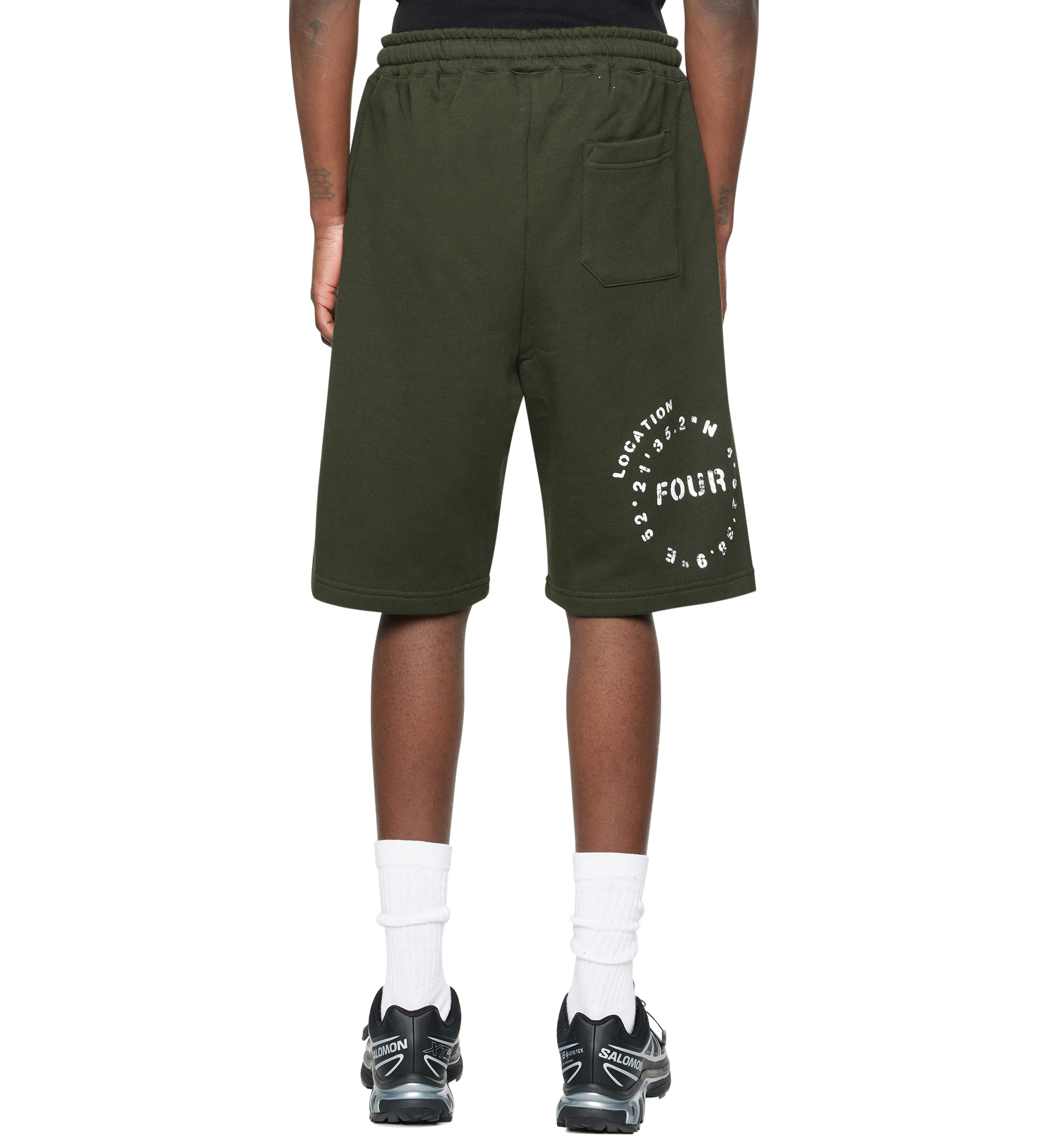 Grunge Shorts Army Green