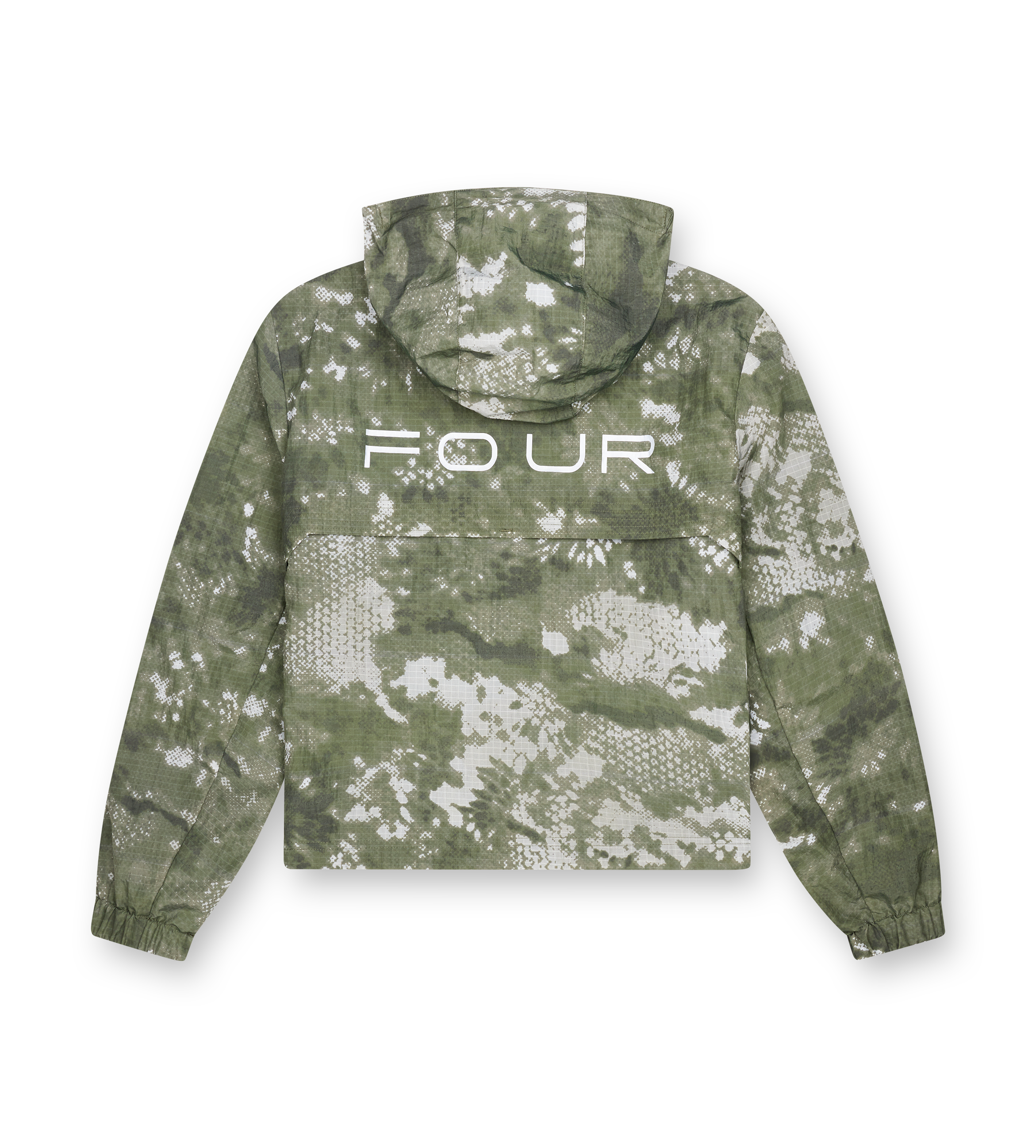 Sportswear Windbreaker Jacket Green Camo