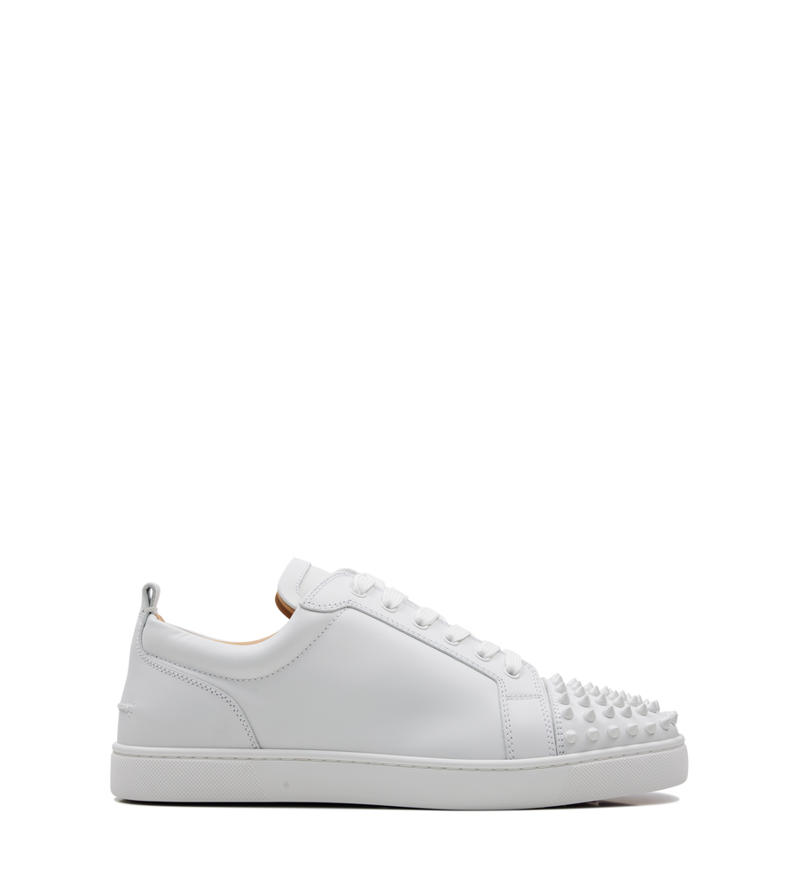 Christian Louboutin Louis Junior Spikes Sneakers in White