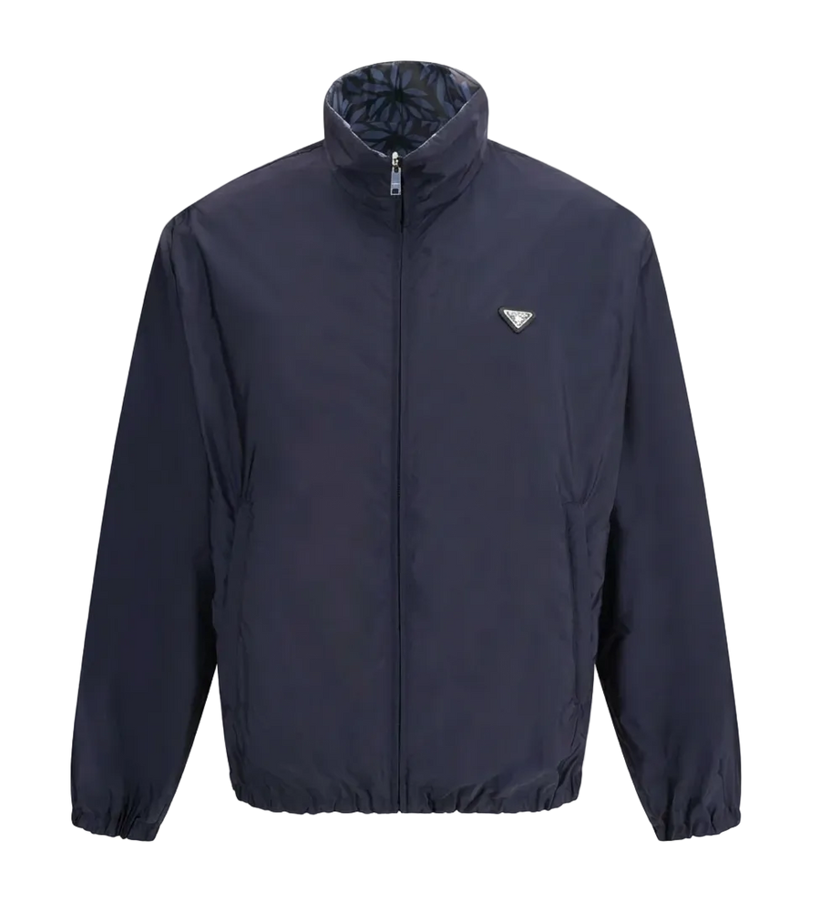 Prada Re-Nylon Reversible Jacket in Navy Blue