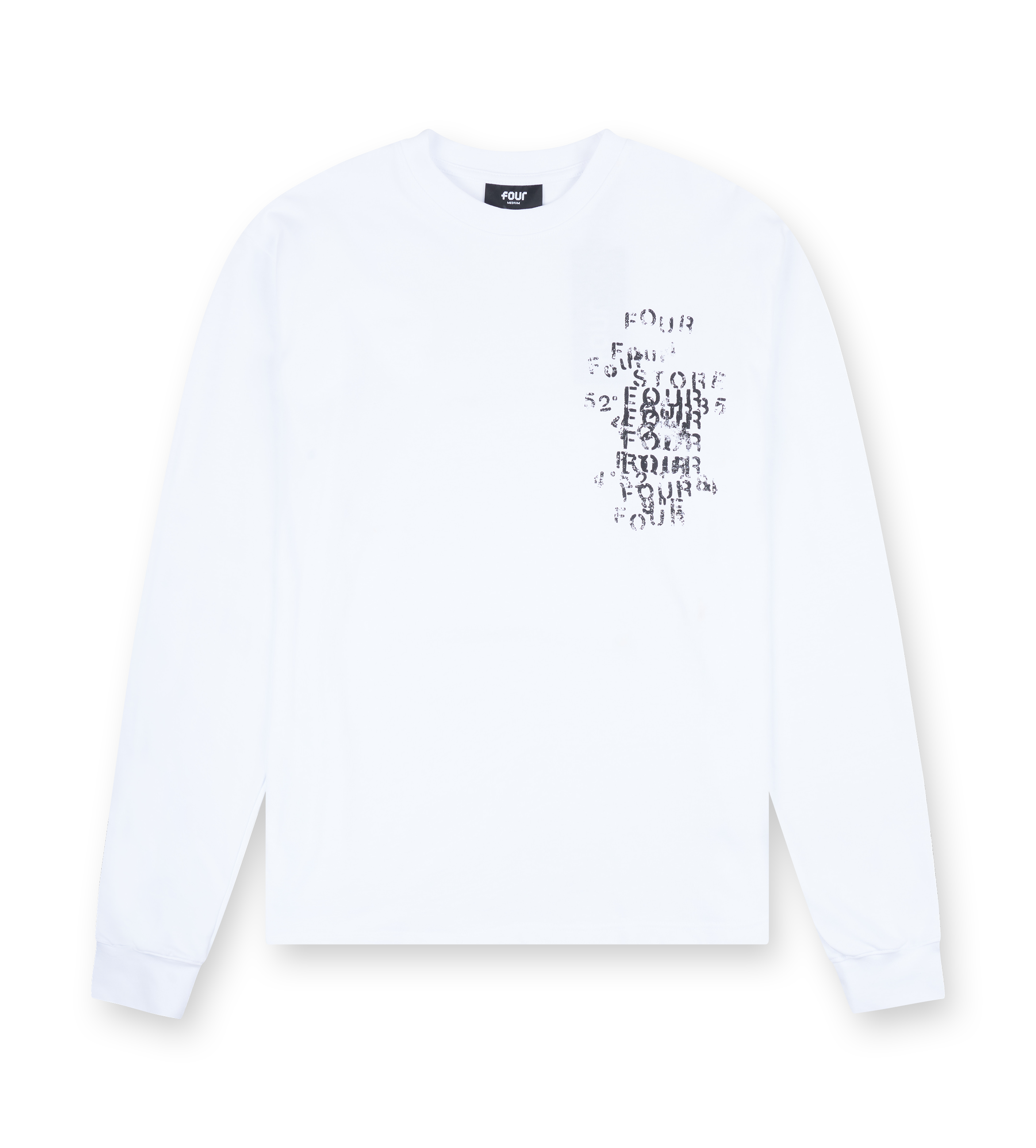 Grunge Longsleeve Wit