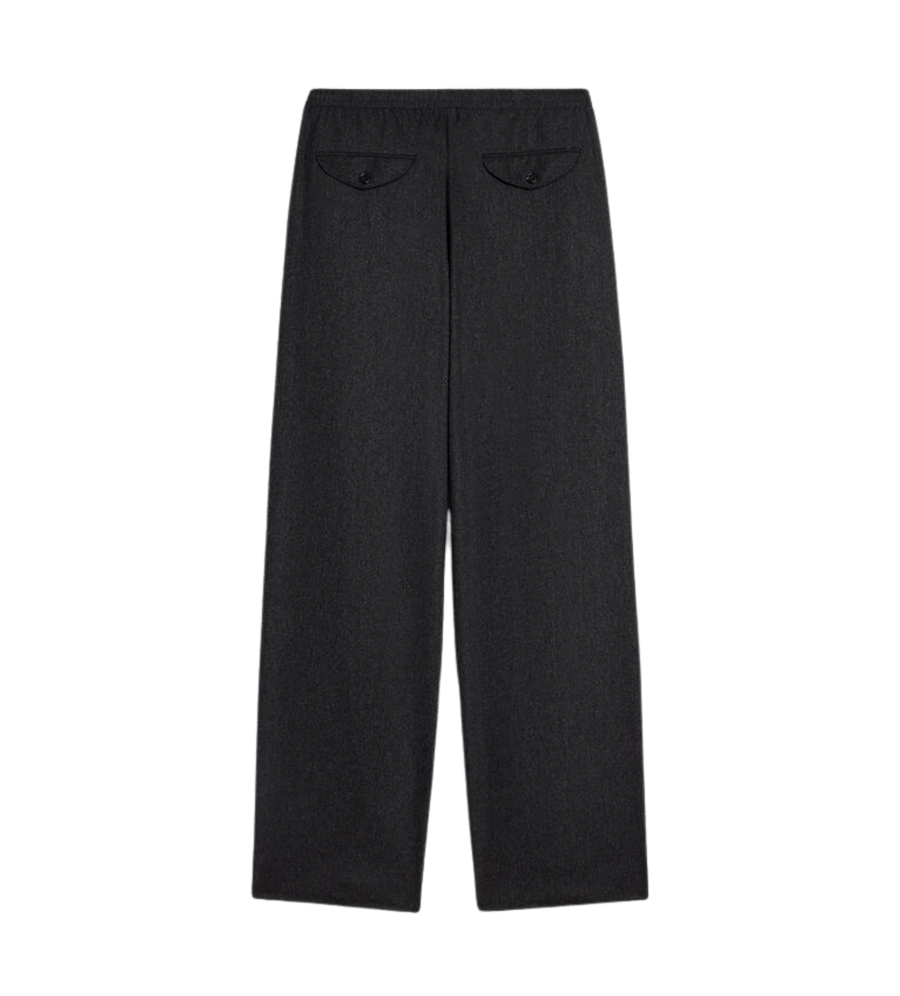 Lightweight Wolle Flannel Pantalon Storm Grijs