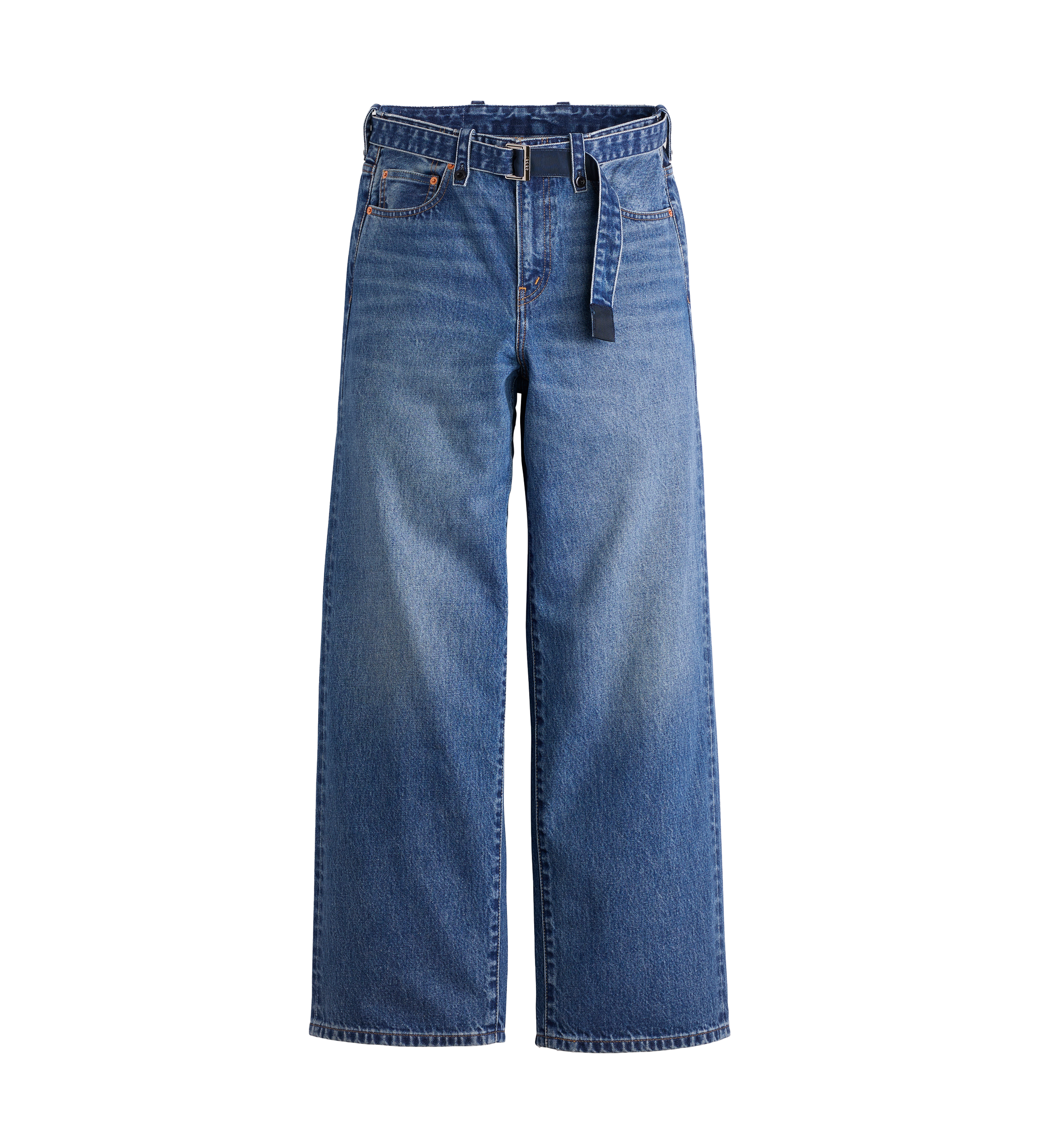 パンツ Sacai Levi's Belted Wide Denim Pants Sacai x Levi Belted Wide Pants Blue – FOUR Amsterdam