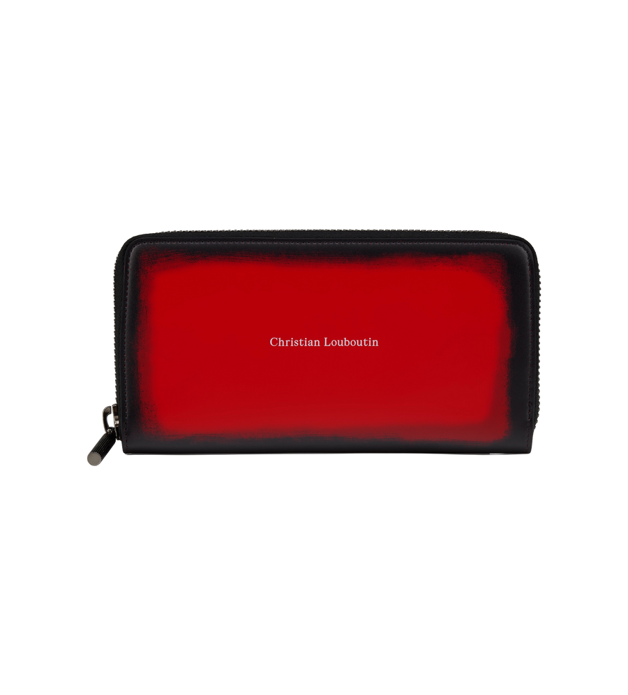 Canopy Zipped Long Wallet Loubi Red