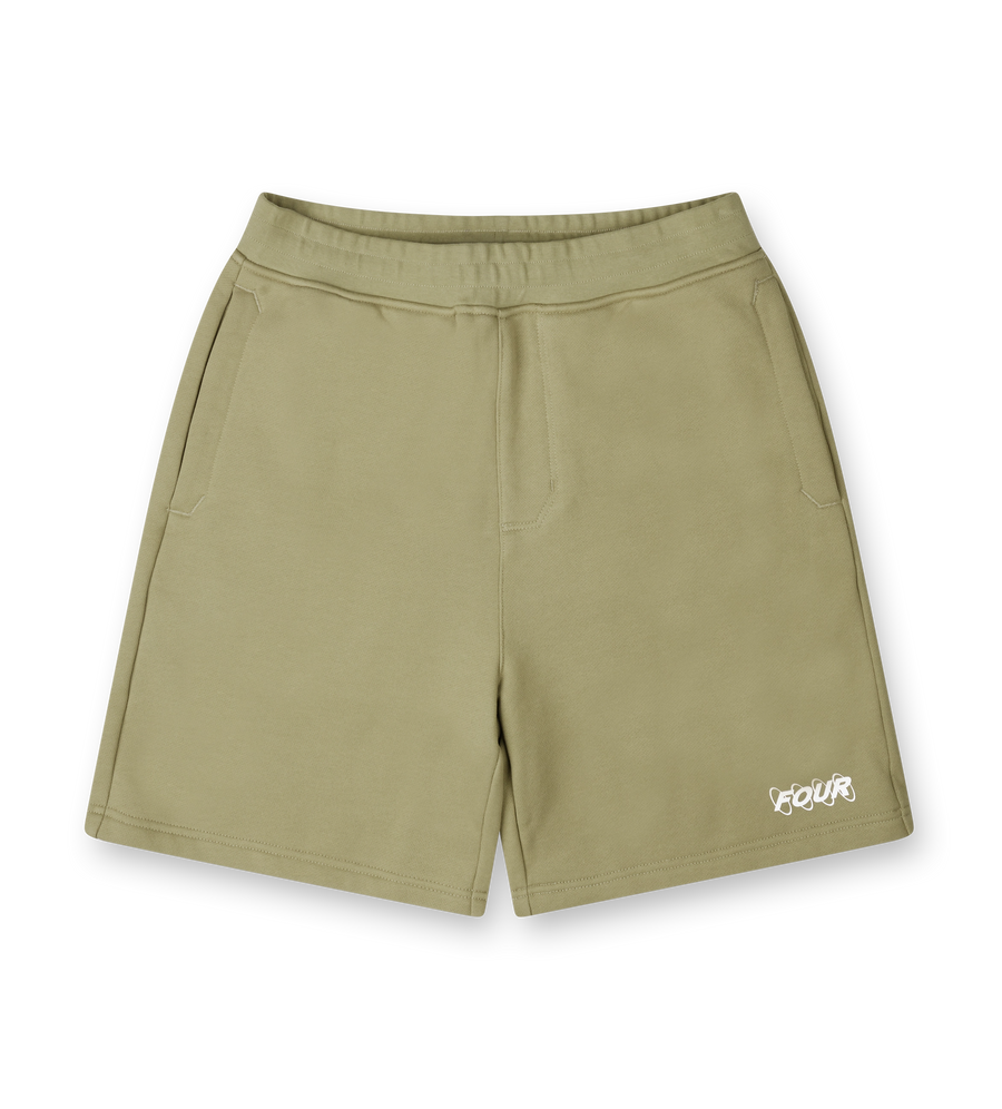 Circles Shorts Dusty Olive