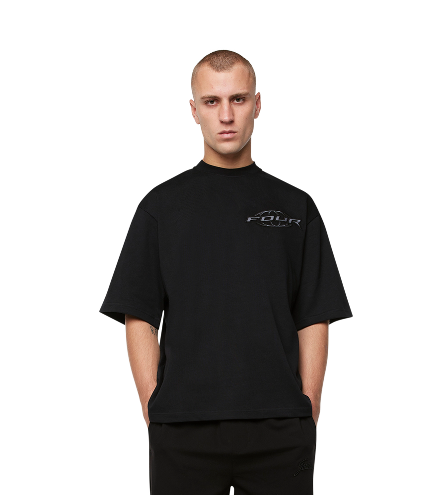 Orbit Boxy T-Shirt Black