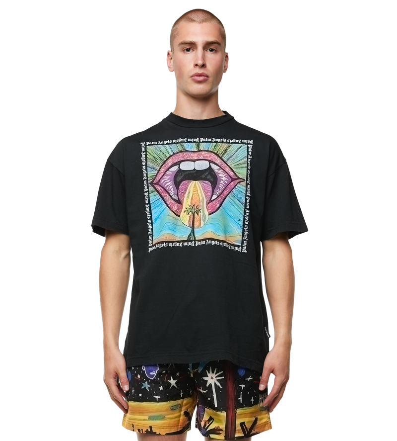 Crazy Mouth T-shirt Black - M