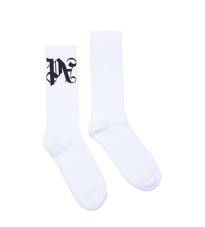 Pa Logo Socks White - L/XL