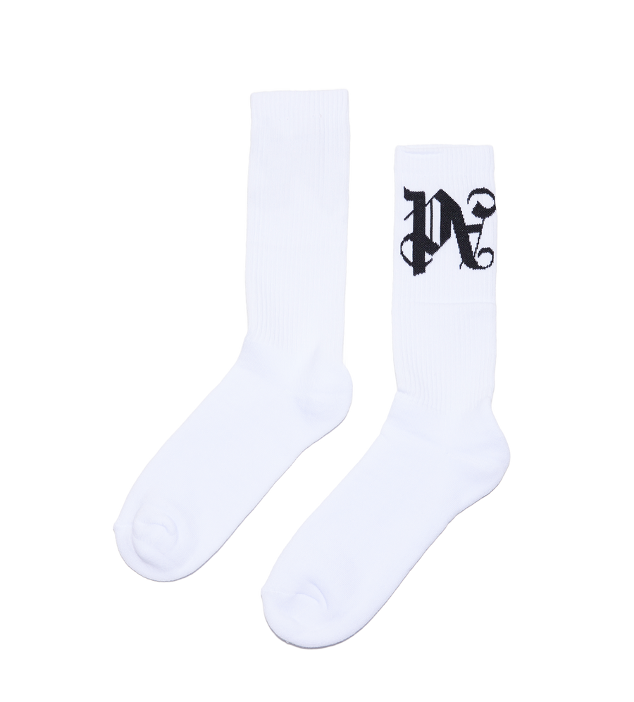 PA Logo Socks White