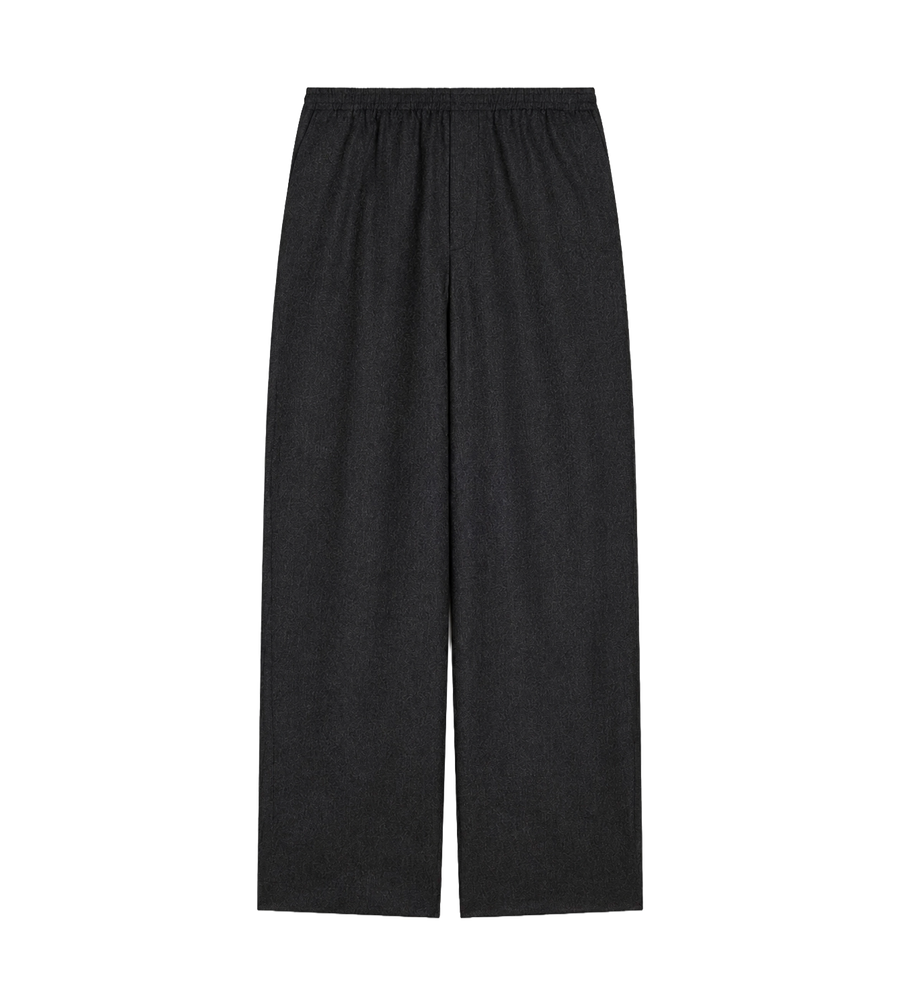Lightweight Wolle Flannel Pantalon Storm Grijs