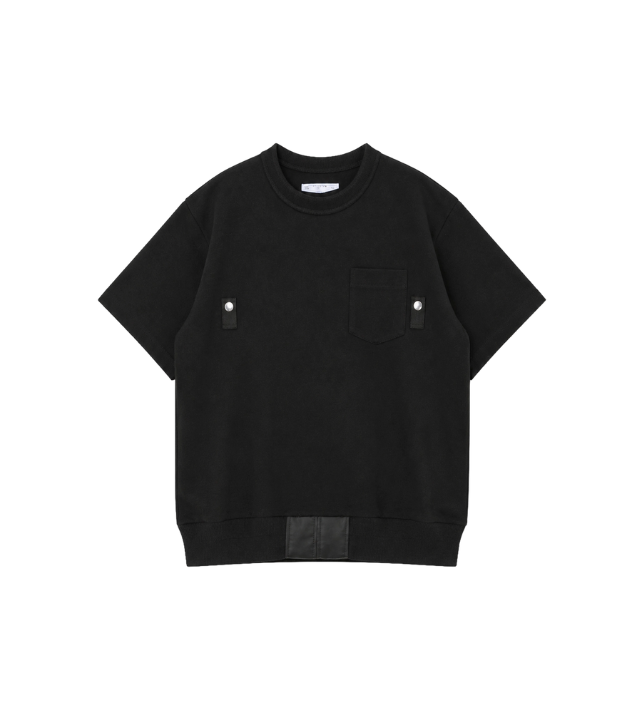 Cotton Jersey T-Shirt Black