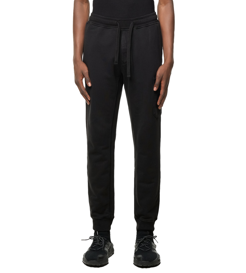 Compass-patch Cargo Sweat Pants Black - XL