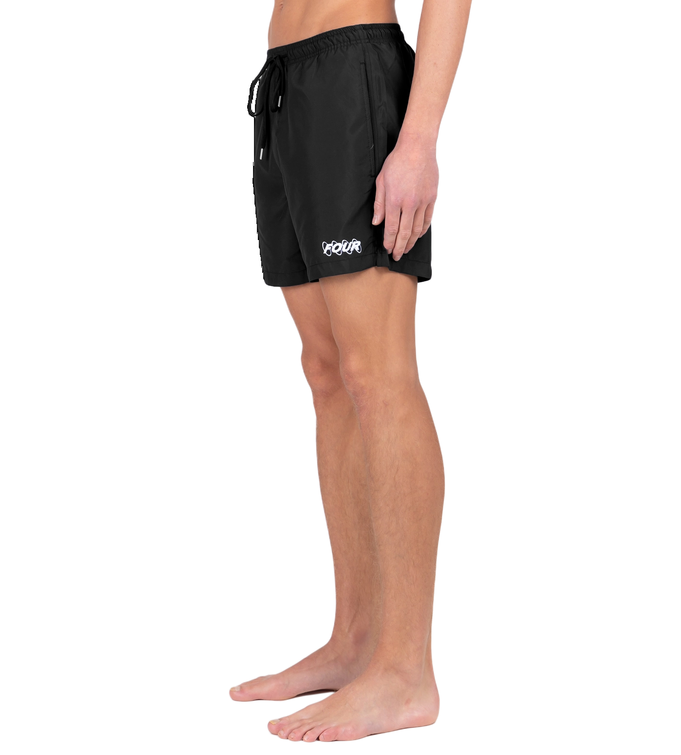Circles Swim Shorts Black/ White