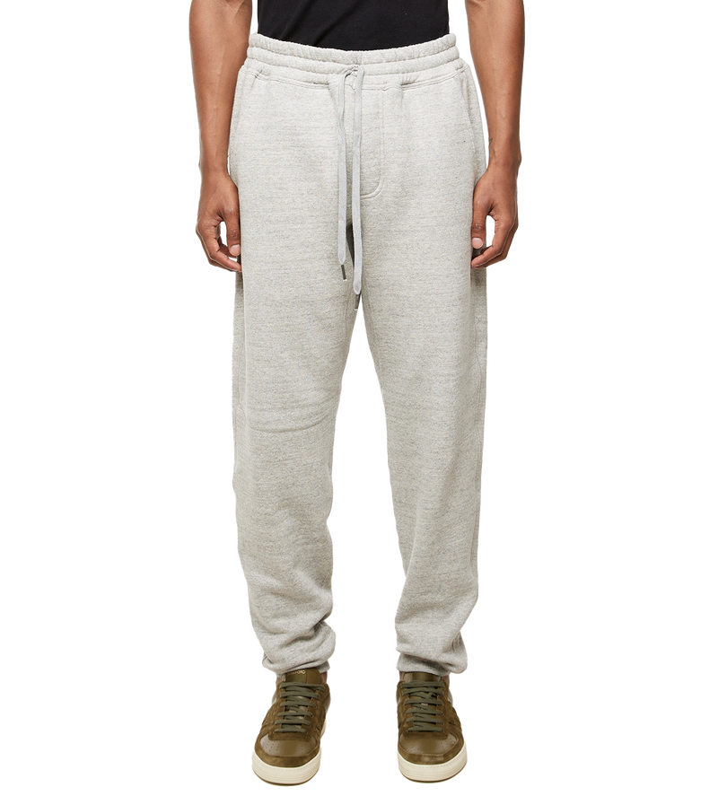Slim-fit Cotton Track Pants Light Grey - 54