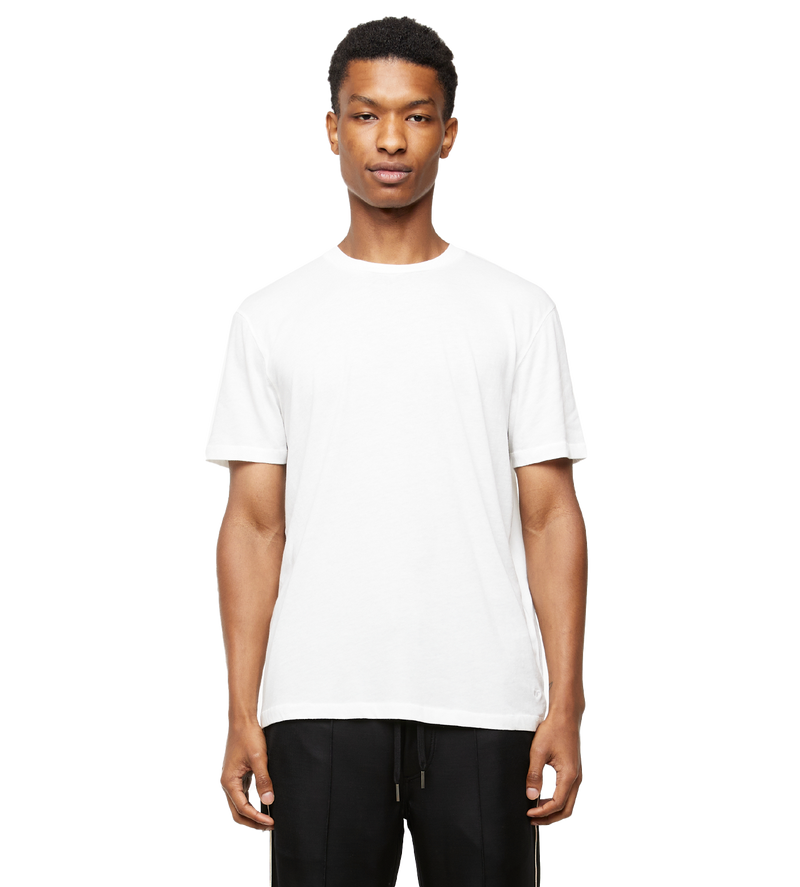 Mélange-effect T-shirt White - 56