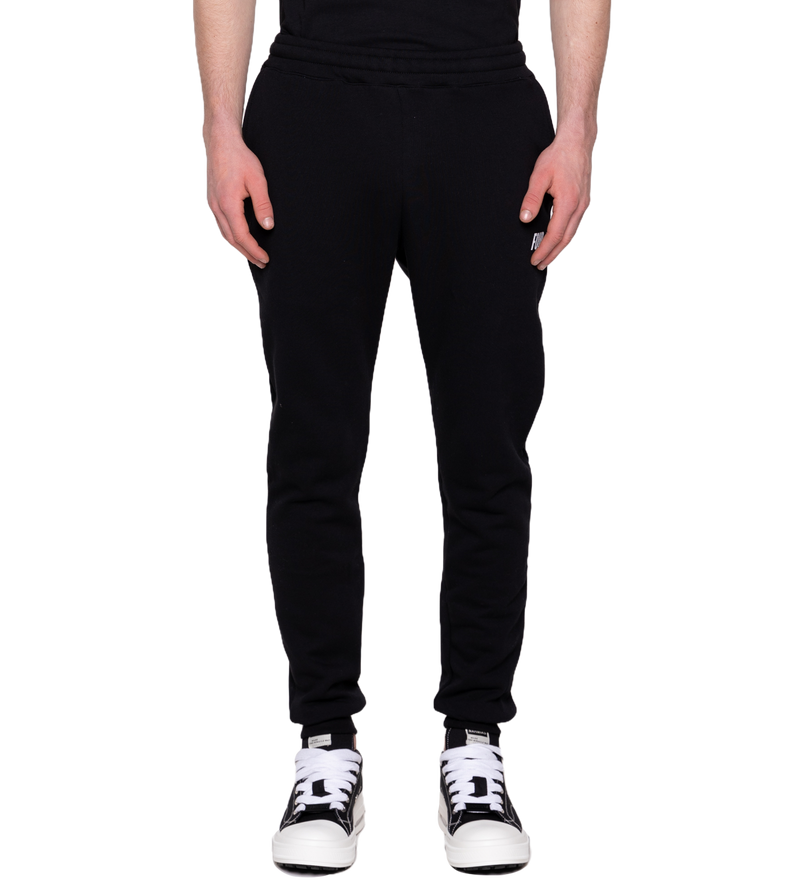 Slim Fit Logo Pants Black - L