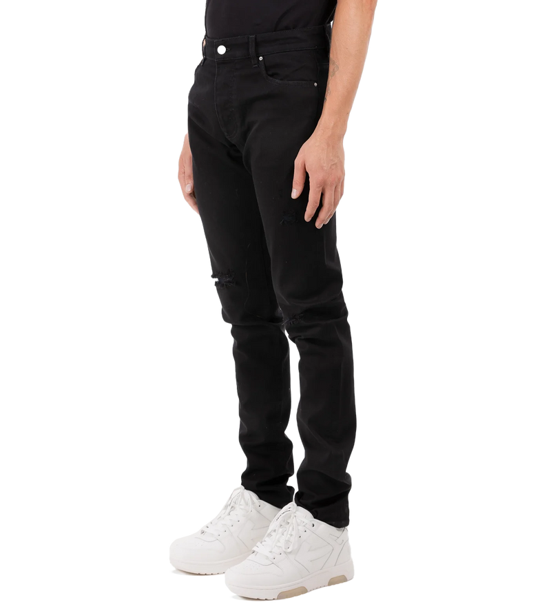 Medium Distressed Jeans Black - 33