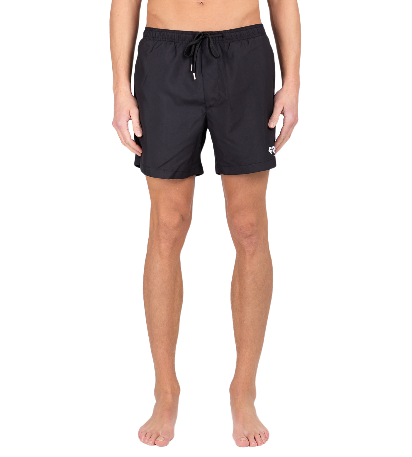 Long black sales swim shorts