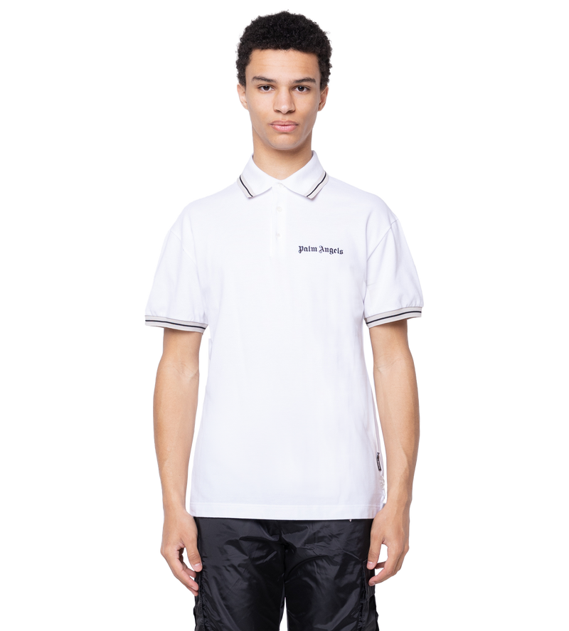 Logo-print Polo Shirt White - XXL
