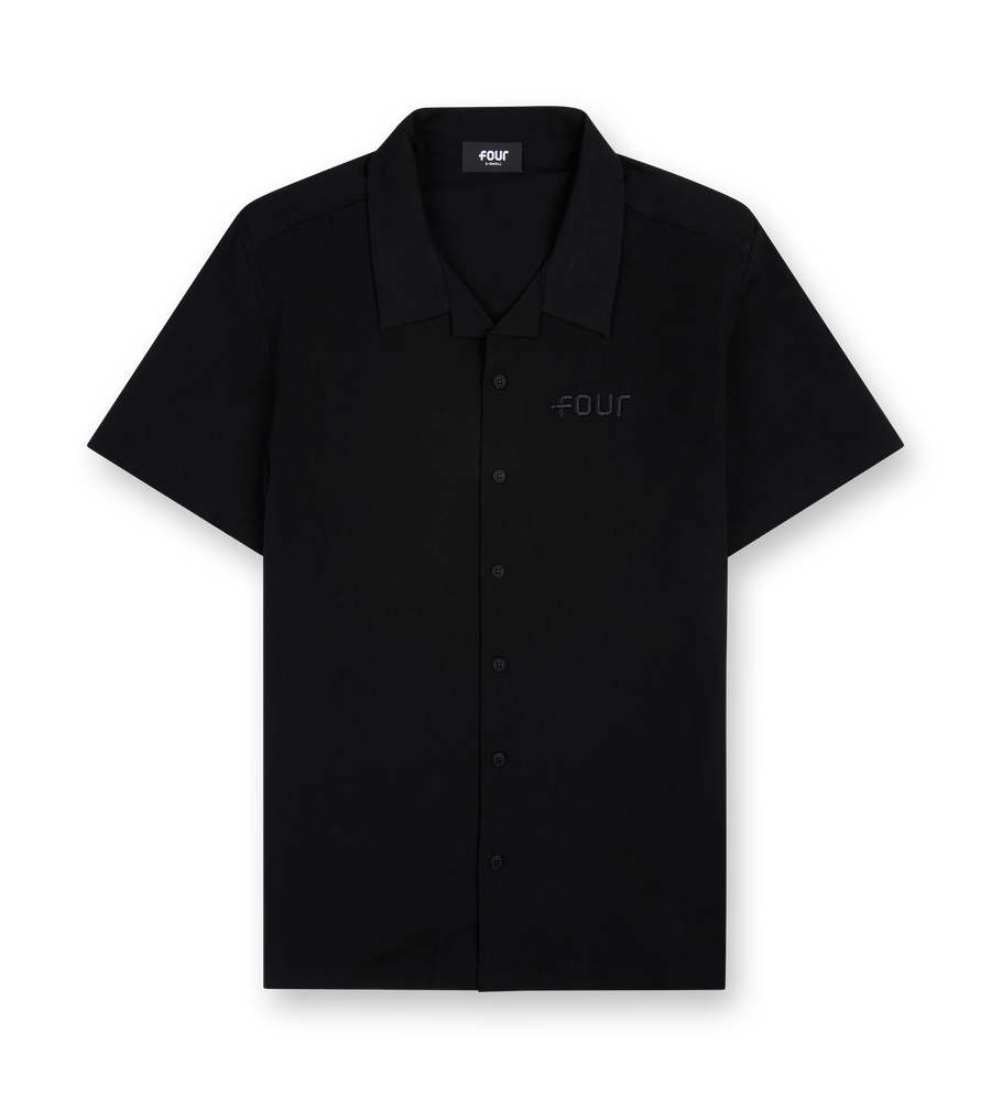 Logo Bowling Shirt Black SS24