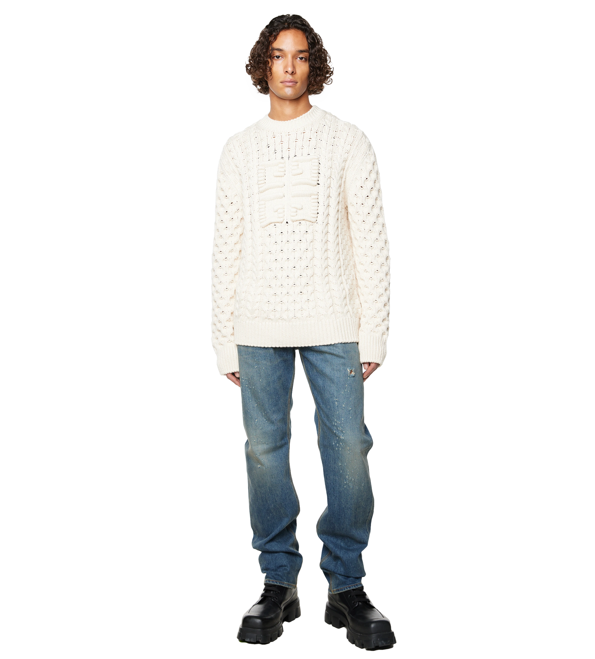 4G Sweater Off White