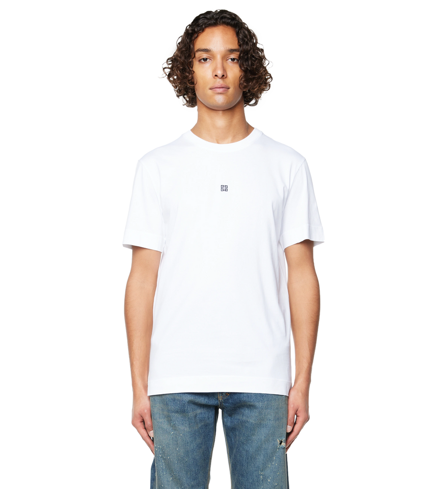 Slim Fit Cotton T-Shirt White