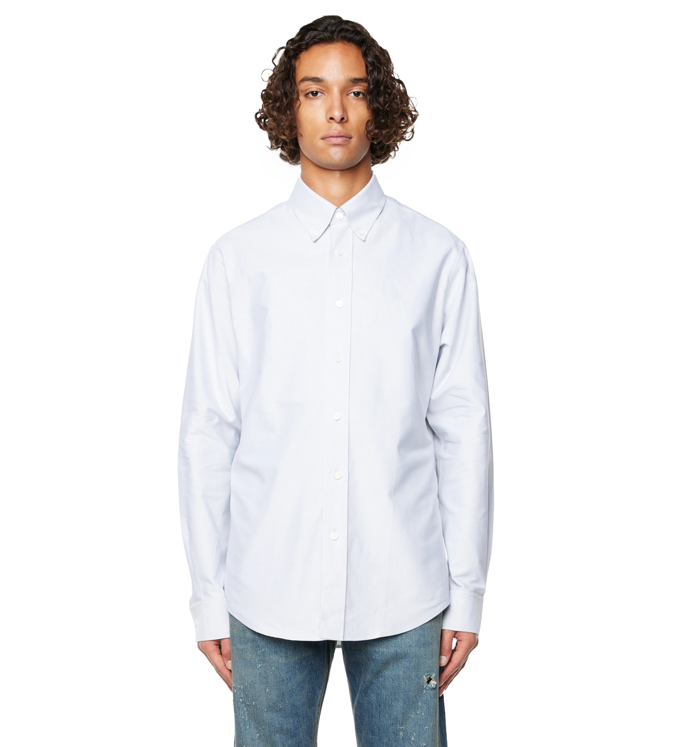 Longsleeve Cotton Shirt Grey