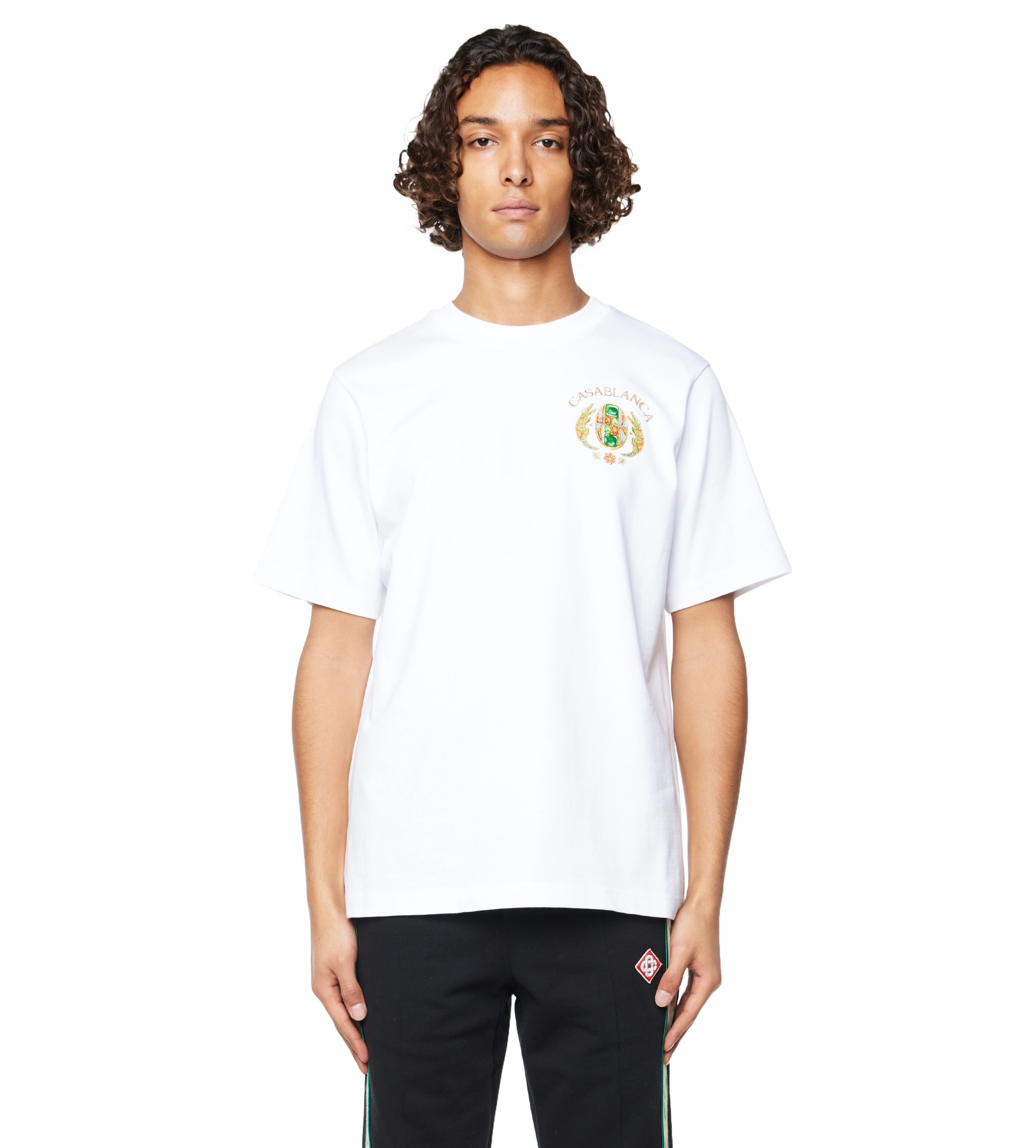 Joyaux D'Afrique Tennis Club Printed T-Shirt White