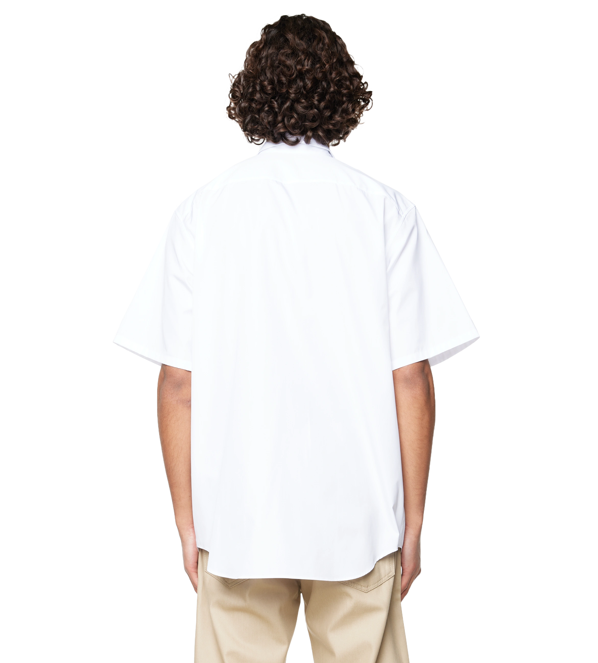 Cotton Short Sleeved Shirt White