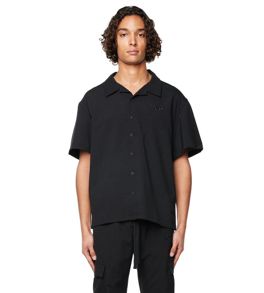 Logo Bowling Shirt Black SS24