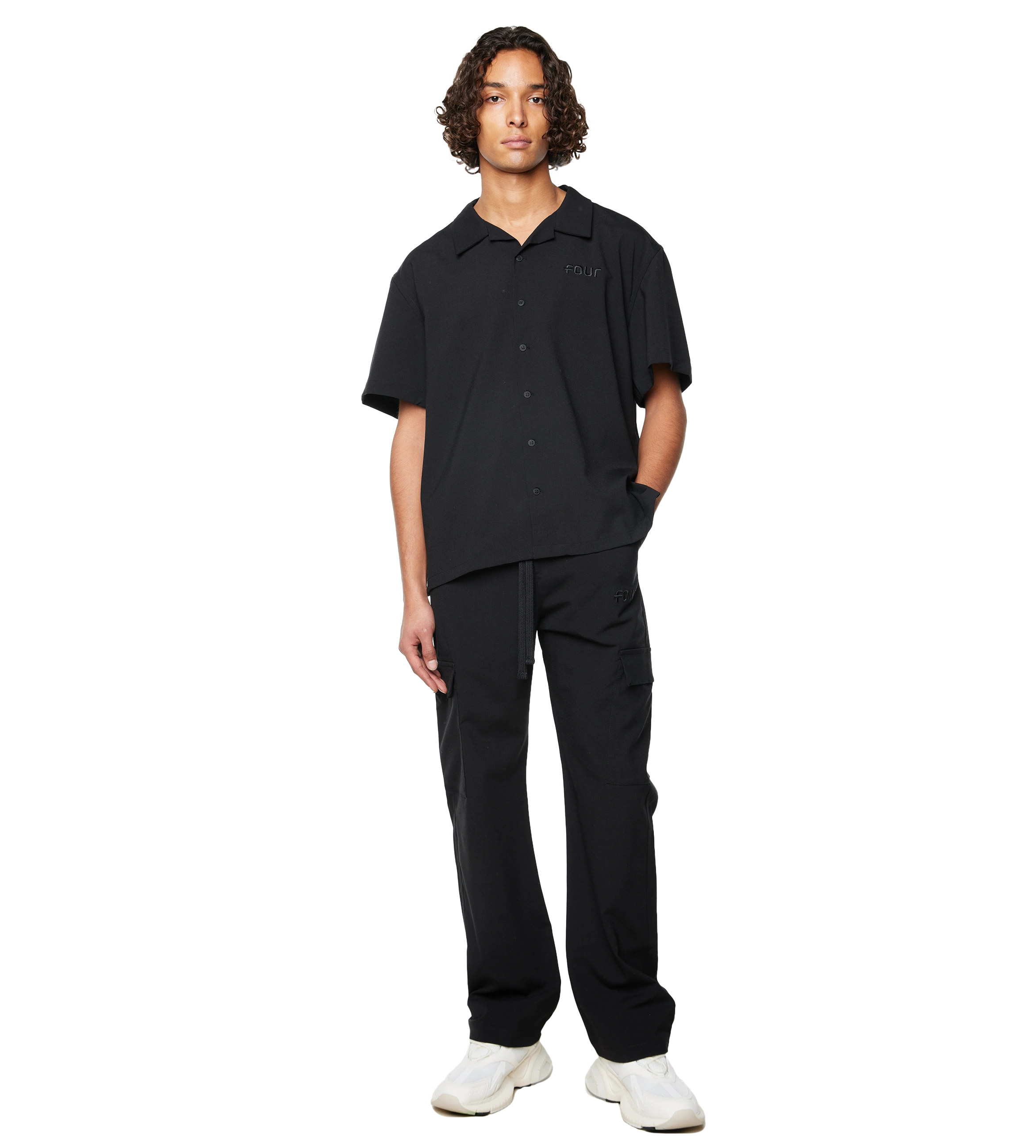 Logo Bowling Shirt Black SS24