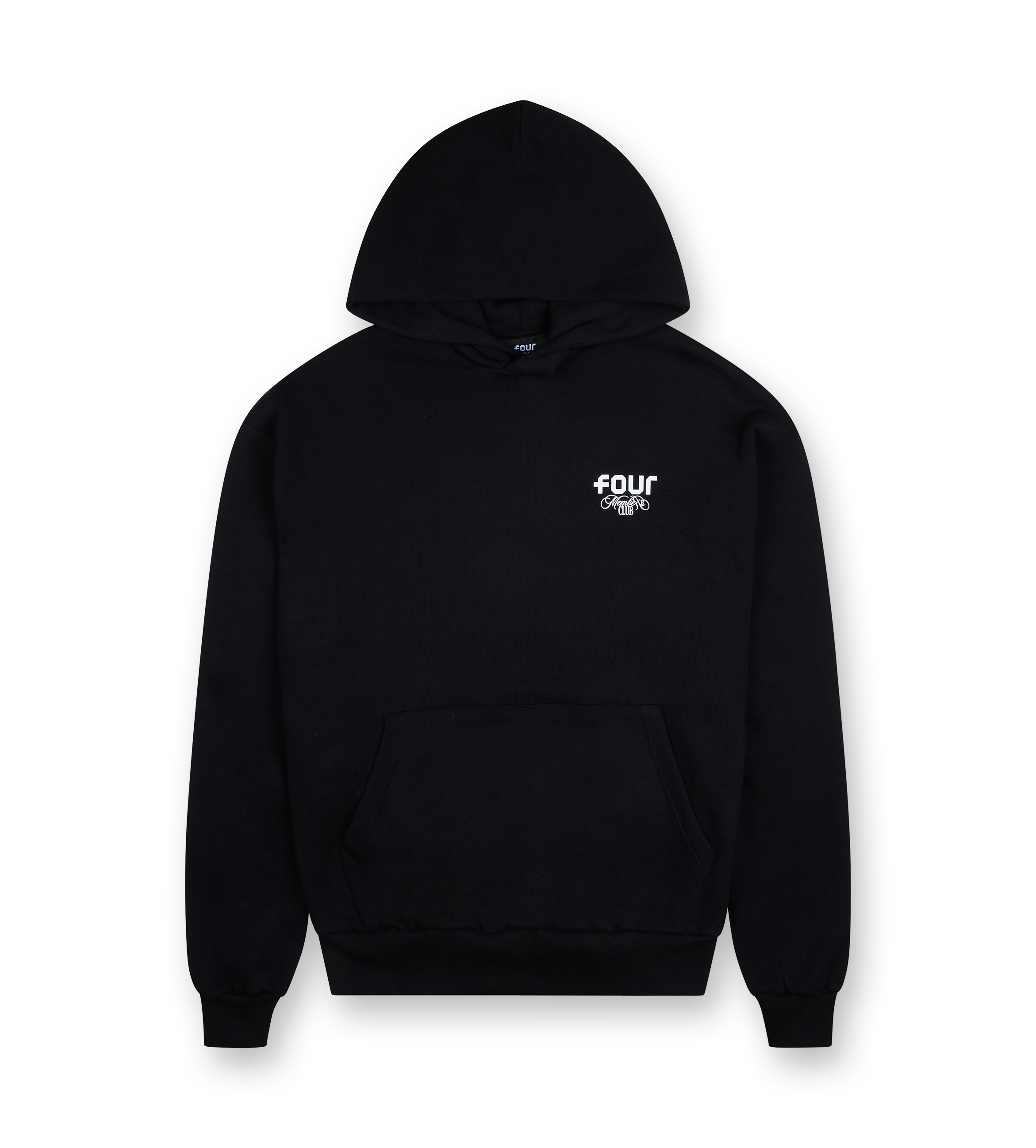 Hoodie Members Club Jet Black