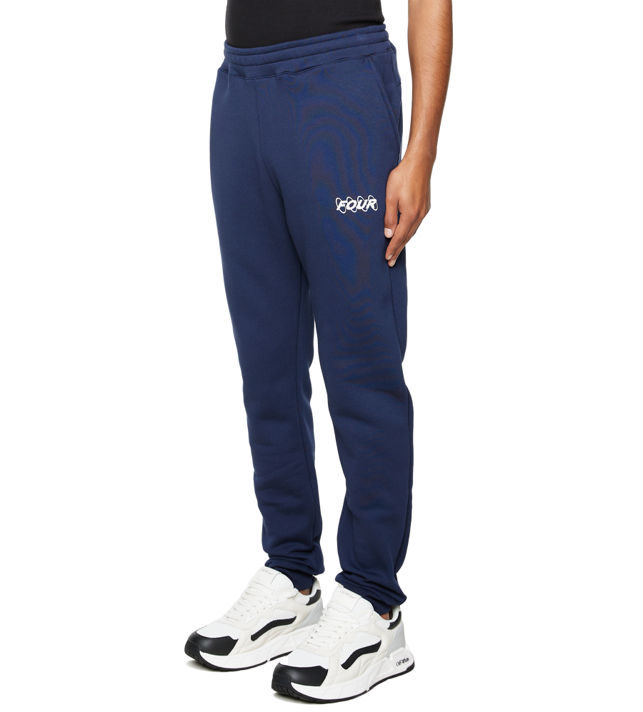 Circles Logo Sweatpants Marine Blue