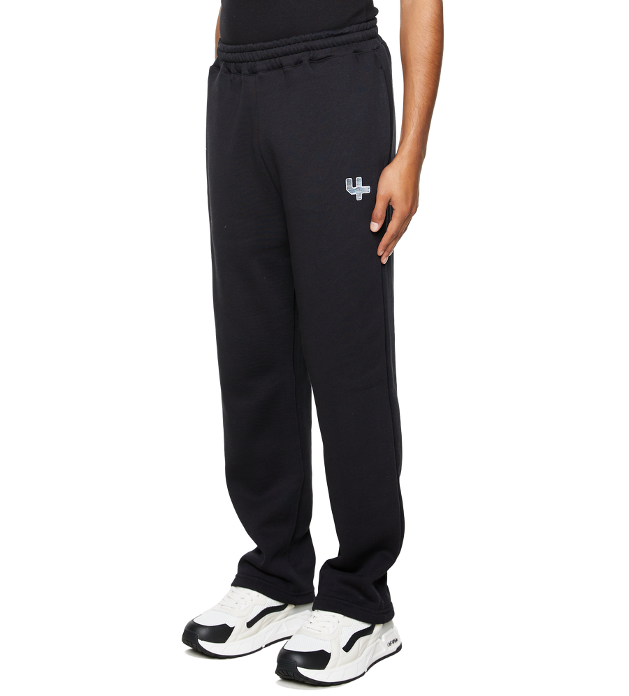 Outline Logo Straight Leg Pants Black