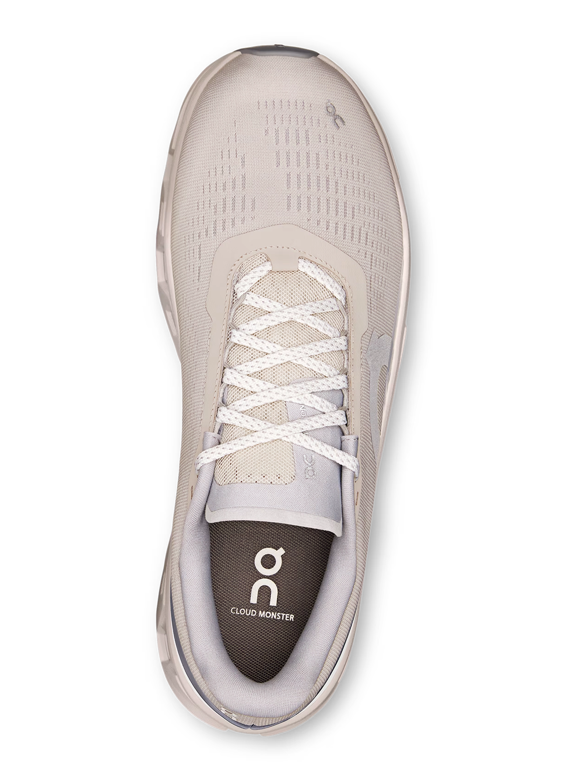 On Cloudmonster in Pearl