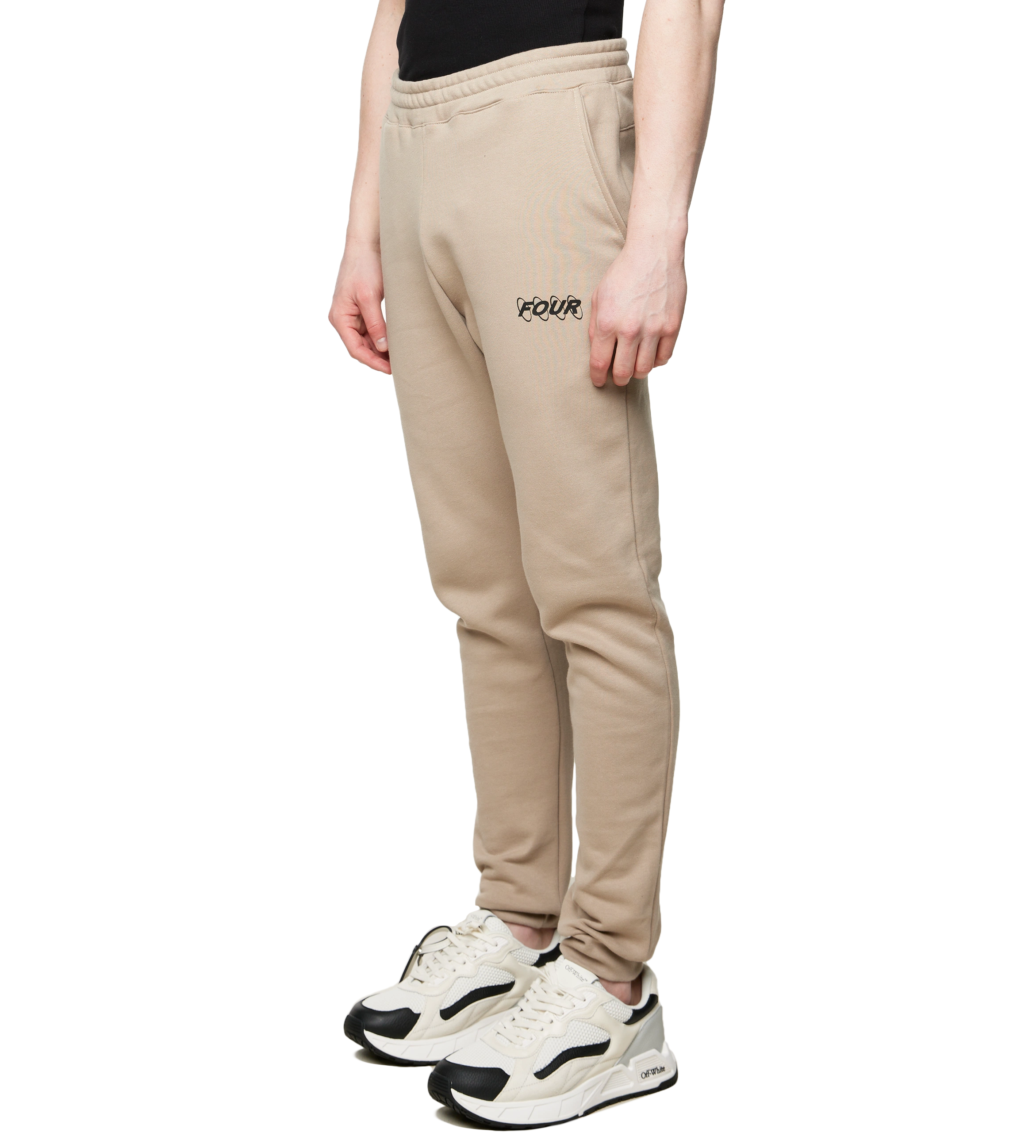 Circles Logo Sweatpants Vintage Khaki