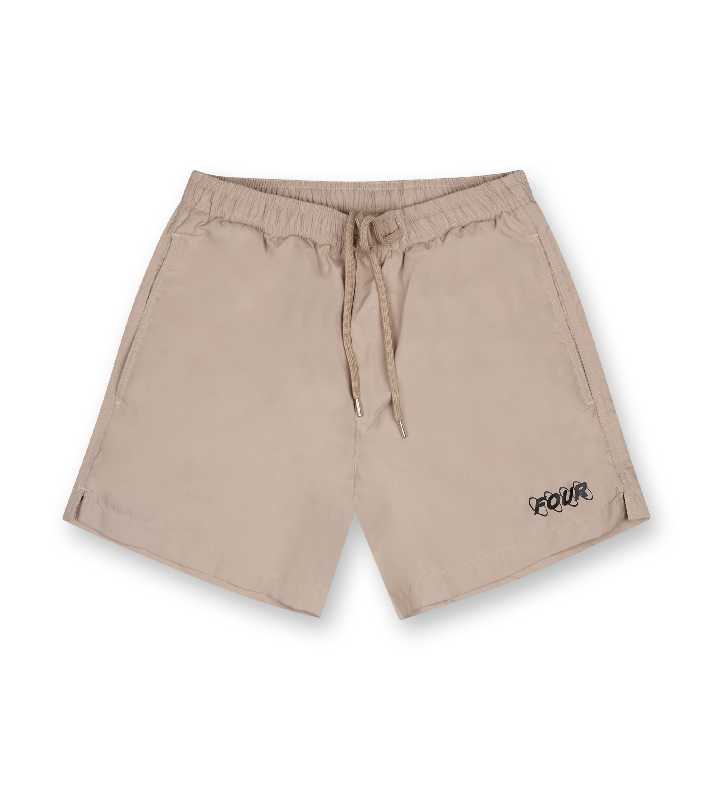Circles Swim Shorts Vintage Khaki/ Black