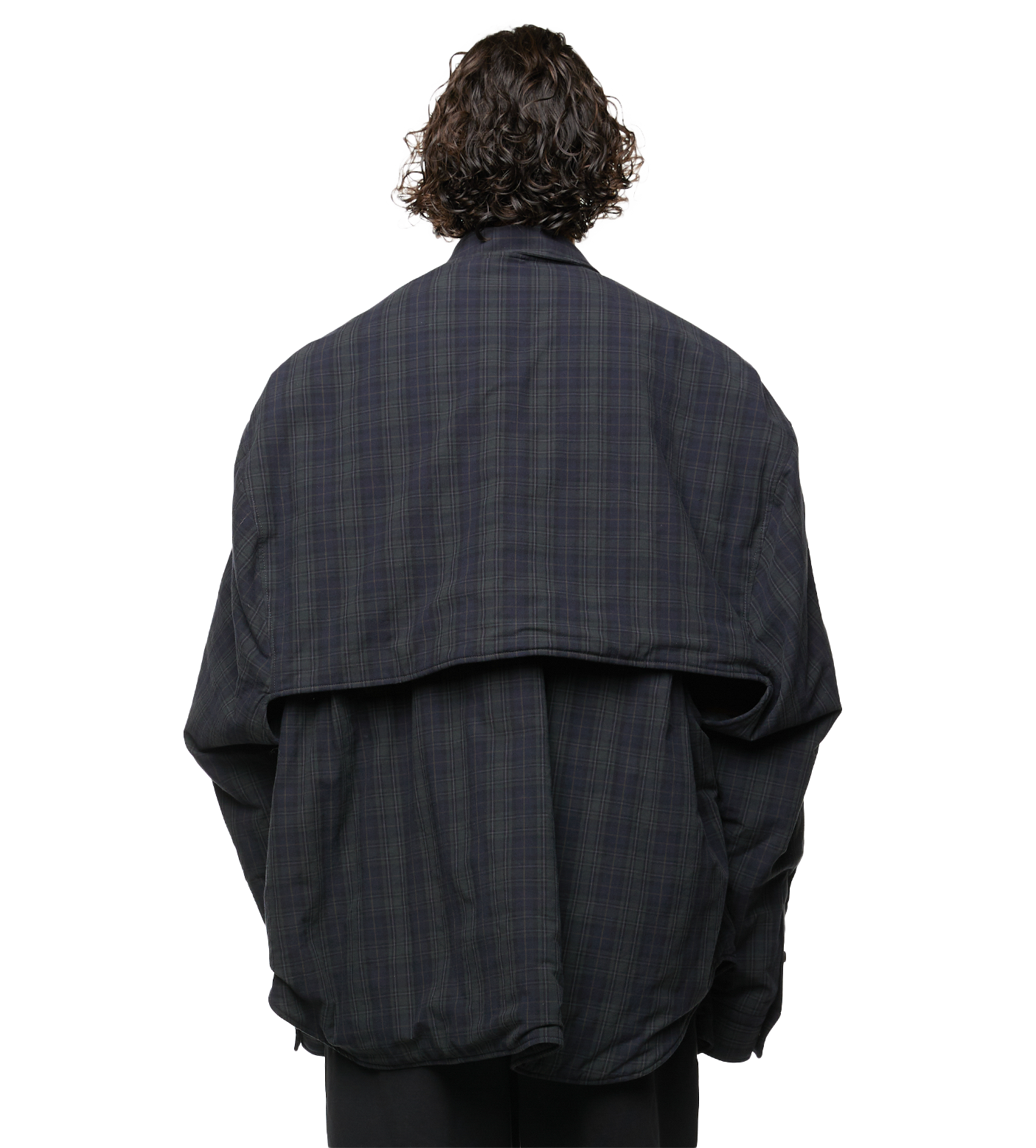 Detachable Sleeves Shirt Grey