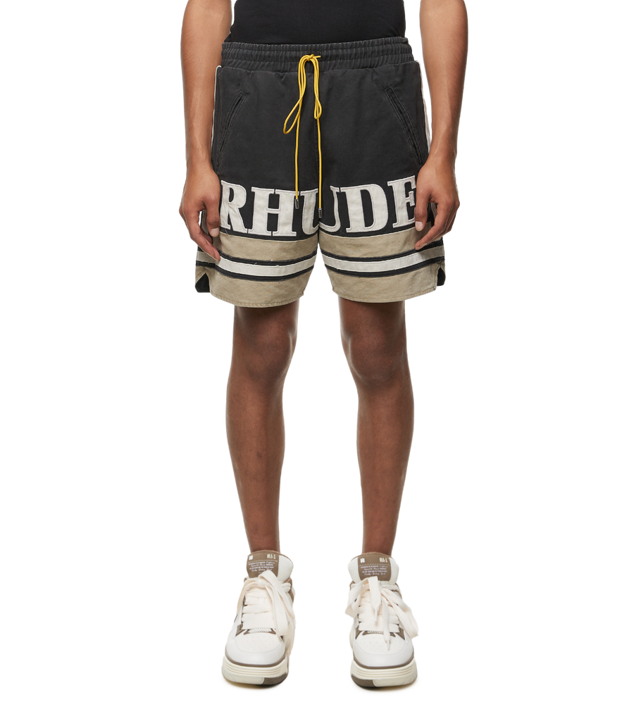 Embroidered Logo Shorts Black