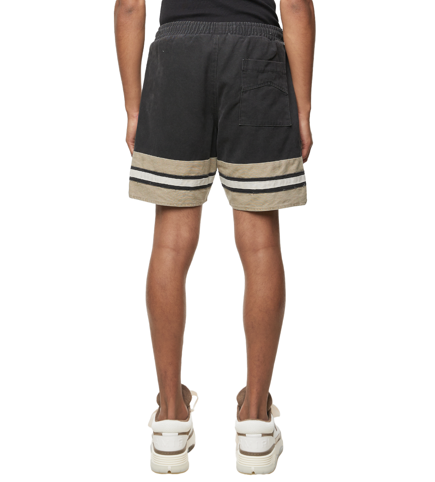 Embroidered Logo Shorts Black