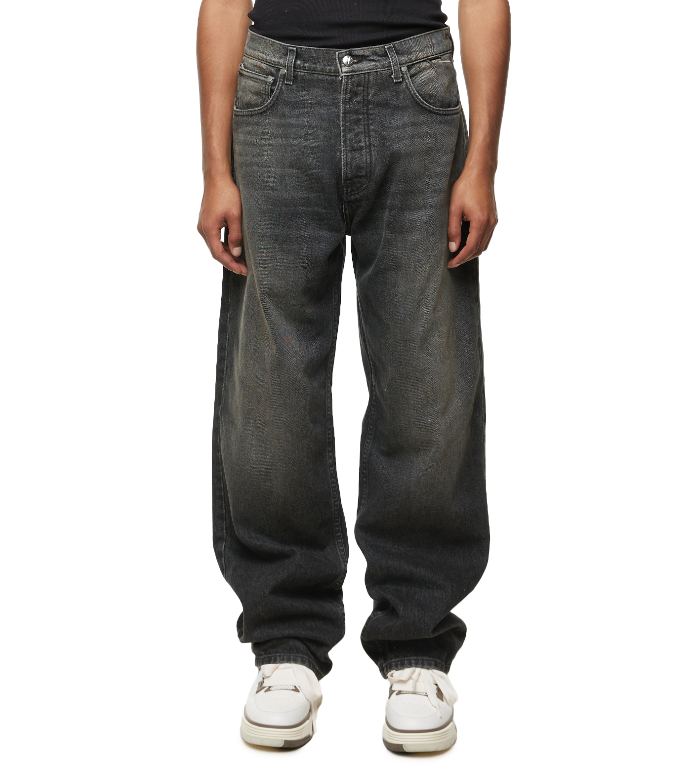 Wide Leg Denim Black